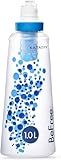 Katadyn BeFree Collapsible Water Filter Bottle 1.0L for Hiking, Backpacking & Travel | 0.1 Micron Hollow Fiber Squeeze Filter Removes Bacteria, Protozoa & Sediment, BPA-Free, EZ-Clean Membrane