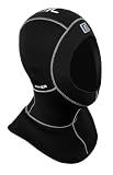 XUKER Neoprene Wetsuit Hood Scuba Diving Hood 3/2mm for Men Women, Diving Cap Surfing Thermal Hood for Kayaking Snorkeling Swimming Sailing Canoeing Water Sports