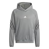 adidas Men's Select Foundation Basketball Hoodie, Grey/Black, XX-Large