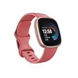 Google Fitbit Versa 4 Fitness Smartwatch - Pink Sand/Copper Rose