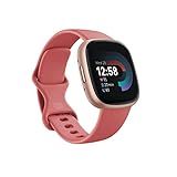 Fitbit Versa 4 Fitness Smartwatch with Daily Readiness - 3-Month Google Health Premium Membership Included - GPS, 24/7 Heart Rate, 40+ Exercise Modes, Sleep Tracking - Pink Sand/Copper Rose