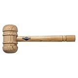 Cricnix Classic Cricket Bat Mallet | Mallet Hammer Bat | Cricket Bat Knocking Hammer | Wooden Hammer for Cricket Bat | Cricket bat Knocking Mallet for Knocking Wooden Bat Light Brown
