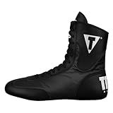 Title Boxing Speed-Flex Encore Mid-Top Boxing Shoes: MMA, Kickboxing, Boxing Boots - Black