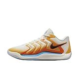 NIKE KD17 Basketball Shoes (FJ9487-700, University Gold/Safety Orange/University Blue/Black) Size 10