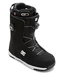 DC Shoes Men's Phase BOA Pro Warm Durable Articulated Medium-Flex Ventilated Snowboard Boots, Insulated Liner & Molded Insole, Black/Black/White, 9