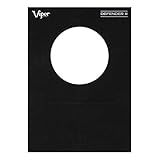 Viper Defender III Extended Length Dartboard Surround Wall Protector, Fits 17.75" and 18" Bristle Dartboards, Compression-Fit Easy Mounting, 45" H x 32" W x 1" Thickness, Black