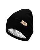 Curly Girl Women's Satin Lined Knit Winter Hat Beanie for Curls, Women's Winter Hats, Cuffed Beanie, Curls, Curly Hair Girls Black