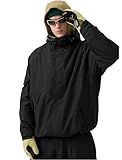 GSOU SNOW Mens Womens Ski Jacket Baggy Snowboard Coat Waterproof Shell Jacket Snow Hoodie Loose Fit For Winter Outdoor Sports