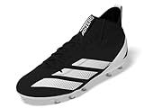adidas Men's Adizero Impact.2 American Football Sneaker, Black/White/Black, 9