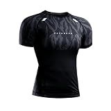 Hayabusa Women's Apex Short Sleeve BJJ Rash Guard - Black, Small