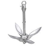 SEACHOICE Folding Grapnel Anchor 3-1/2 lbs. 41000, One Size, Steel