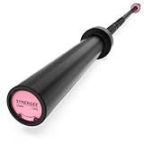 Synergee Regional Olympic 15kg Women’s Black Phosphate Barbell. Rated 1500lbs for Weightlifting and Powerlifting.