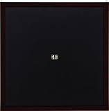 Viper Championship Wood Framed Sisal Dartboard Backboard, Dark Mahogany Finish, Black Felt