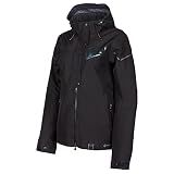 KLIM Women's Alpine Non-Insulated Gore-Tex Snowmobile Jacket - Size Large - Black - Cosmic