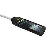Gunn & Moore GM Cricket Bat Cover | Fits One Full Size Bat | Protects Blade from Accidental Damage | Black with Aion Cyan & Fluoro with GM Logo