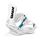 Java Snowboards Fuzz Pedal 2 Snowboard Bindings (Flat White, Large)