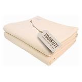 Yogikuti Iyengar Cotton Yoga Blanket Set of Two – Thick Handwoven Yoga Blankets for Restorative Yoga, Meditation & Pranayama – Premium Cotton Yoga Blanket for Support & Comfort in Pranayama