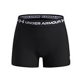 Under Armour Girls' HeatGear Shorty, 001 Black, Y M