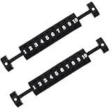 Quweiz 2 Pcs Table Football Counter, Score Goal Counter, 10 Numbers Scoring Score Counter Indicator for Air Hockey, Shuffleboard