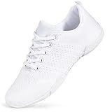 ZVC Cheer Shoes White Cheerleading Shoes for Women Cheer Sneakers Youth