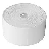 OUKENS Tennis Racket Protection Tape, 5m Premium PU Widened Squash White Racket Head Edge Protective Guard, for Tennis/Badminton/Pickleball Paddle/Golf Club, Easy Apply and No Residue