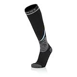 Howies Hockey - Pro Style Skate Socks - Large (Mens 10-13) - Reinforced Ankle Padding and Moisture-Wicking Material - Premium Ice Hockey Socks