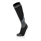Howies Hockey - Pro Style Skate Socks - Large (Mens 10-13) - Reinforced Ankle Padding and Moisture-Wicking Material - Premium Ice Hockey Socks