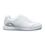 Brunswick Mystic Womens Bowling Shoes (White/Silver, US Footwear Size System, Adult, Women, Numeric, Medium, 8)