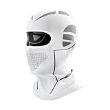 2THESTARS Ski Mask Balaclava, Quick-Dry Thermal Cold Weather Face Mask for Snowboarding, Skiing, Motorcycle (White)