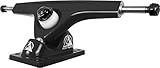 Atlas Truck Co. Kingpin Ultralight Longboard Trucks, 180mm 48 Degree 8mm Reverse, Black (Set of 2)