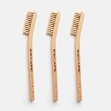 Escape Climbing Boars Hair Brush 3 Pack | Durable Cleaning Tool Designed for Rock Climbing Holds | Premium Natural Fiber Brush