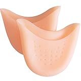 DANCEYOU Dance Toe Pads Gel Toe Covers Ballet Pointe Shoes High Heels Toe Caps for Women Girls 1 Average Size