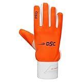 DSC 1501488 Pro Chamios Leather Cricket Wicket Keeping Inner Gloves for Mens | Leather Palm Gloves | Faster Sweat Absorbtion | Comfort Fit | Kit for Men and Boys | Multicolor