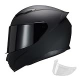 JQF Gear Full Face Motorcycle Helmet WS-607 DOT Approved for Adults