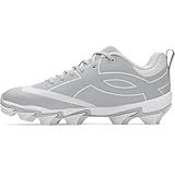 Under Armour Men's Leadoff Icon Low RM Baseball Cleats, (075) Baseball Gray/White/Baseball Gray, 10.5, US
