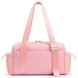WLLWOO Small Gym Bag for Women with Wet Pocket, Mini Travel Duffle Tote Bag, Lightweight Workout Sports Bag for Dance Yoga Weekends
