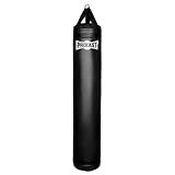 PROLAST Heavy Punching Kicking Bag for Adults, Boxing, MMA, Martial Arts, Muay Thai, Strength Training Equipment, 5ft, 100 lbs, Classic Logo, Black Unfilled