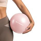 Trideer Pilates Ball, 9 Inch Small Exercise Ball for Yoga, Core Workouts, Physical Therapy, Stability Training & Stretching, Home Gym Pilates Equipment with Inflation Straw