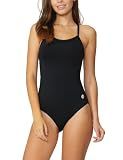 baleaf Women's Athletic Training Adjustable Strap One Piece Swimsuit Swimwear Bathing Suit Black 34