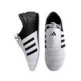 Adidas Taekwondo Karate Training Shoes, Unisex, Gym, Trainers, Kung Fu, Tai Chi, Martial Arts, Sport Lightweight Shoes Adi-Kick, Non-Slip, Light & Breathable, White, 9.5 US