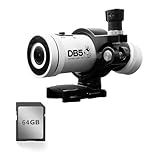 LKT 2K Motorcycle Helmet Camera Front & 1080P Rear with 64GB Card, 1920mAh 5H Battery, Dual Bike Dash Cam with Sony Starvis Sensor, WiFi Night Vision Cycling Camera Bike Camera