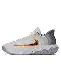Nike Men's Giannis Immortality 4 Basketball Shoes, White/Black-Volt-Wolf Grey, 11