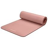 Retrospec Solana Yoga Mat 1/2" Thick w/Nylon Strap for Men & Women - Non Slip Excercise Mat for Yoga, Pilates, Stretching, Floor & Fitness Workouts