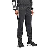 adidas Mens Club Tennis 3-Stripes Knitted Pants, Black, Large