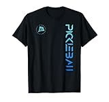 Pickleball Distressed Blue Gradient Casual Design T-Shirt Small