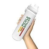 Super Fly Goods Pickle Baller Sports Water Bottle - Pickleball Insulated Stainless Insulated - Double Walled - 10 Hours Cold & 6 Hours Hot - Reusable Metal Water Bottle - Leak Proof - 1 Count