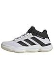 adidas Men's Courtstabil Indoor, White/Black/White, 10.5