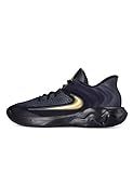 Nike Men's Giannis Immortality 4 Basketball Shoes, Black/Metallic Gold, 8