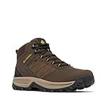 Columbia Mens Transverse Waterproof Hiking Boot, Cordovan/Golden Yellow, 7.5