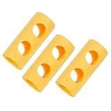 Swimming Pool Noodle Connectors, 3 Pack EPE Foam Tube Joiners for DIY Water Float Pool Party Accessories (Yellow)